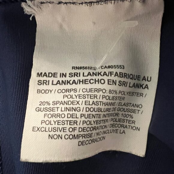 Nike Dri-Fit Women’s Cropped Leggings Blue/Turquoise Size Medium - Picture 8 of 8